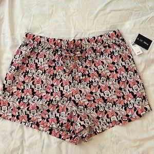 **🆕 with Tags** Minnie Mouse Sleep Shorts in Pink, Size Medium